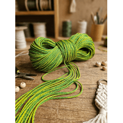 CORDÃO TRANÇADO DE POLIPROPILENO - 2,5MM - 5MT