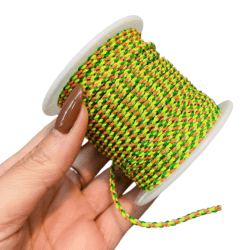 FIO TRANÇADINHO POLIAMIDA - CORES - 2,4MM - MT FIO TRANÇADINHO POLIAMIDA - CORES - 2,4MM - MT