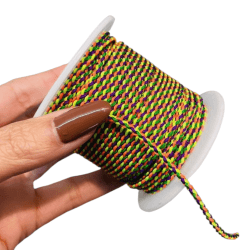 FIO TRANÇADINHO POLIAMIDA - CORES - 2,4MM - MT FIO TRANÇADINHO POLIAMIDA - CORES - 2,4MM - MT