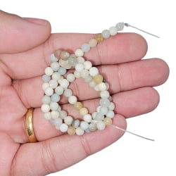 FIO DE PEDRA BOLA 4MM