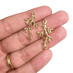 PIGENTE ALGA MARINHA - FD3217 - 32,4MM X 17,8MM - C/2 PIGENTE ALGA MARINHA - FD3217 - 32,4MM X 17,8MM - C/2