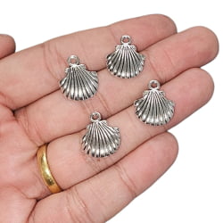 PINGENTE CONCHA SHELL - HJ1513 - 18,2MM X 15,2MM - C/4 PINGENTE CONCHA SHELL - HJ1513 - 18,2MM X 15,2MM - C/4