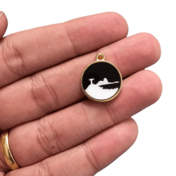 PINGENTE ACRILICO 1S REDONDO BRASIL - MODELOS