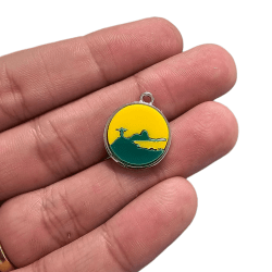 PINGENTE ACRILICO 1S REDONDO BRASIL - MODELOS