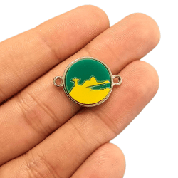 PINGENTE ACRILICO 2S REDONDO BRASIL - MODELOS