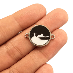 PINGENTE ACRILICO 2S REDONDO BRASIL - MODELOS