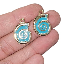 PINGENTE CARACOL 14230 - 23,5MM X 15,9MM - C/2