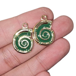 PINGENTE CARACOL 14230 - 23,5MM X 15,9MM - C/2
