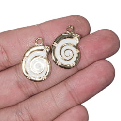 PINGENTE CARACOL 14230 - 23,5MM X 15,9MM - C/2