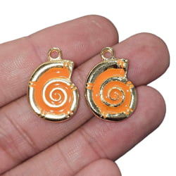 PINGENTE CARACOL 14230 - 23,5MM X 15,9MM - C/2