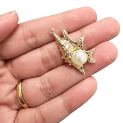 PINGENTE CARAMUJO - MM6150 - 38MM X 22,3MM - UND PINGENTE CARAMUJO - MM6150 - 38MM X 22,3MM - UND