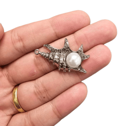 PINGENTE CARAMUJO - MM6150 - 38MM X 22,3MM - UND PINGENTE CARAMUJO - MM6150 - 38MM X 22,3MM - UND