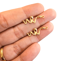PINGENTE COBRA - MM5289 - 27,5MM X 8,8MM - C/2