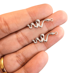 PINGENTE COBRA - MM5289 - 27,5MM X 8,8MM - C/2