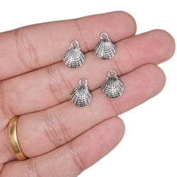 PINGENTE CONCHA SHELL - AC2020 - 13,9MM X 12,0MM - C/4 PINGENTE CONCHA SHELL - AC2020 - 13,9MM X 12,0MM - C/4