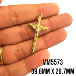 PINGENTE CRUCIFIXO - MM5573 - 39,6MM X 20,7MM - UND