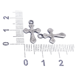 PINGENTE CRUZ EZ7342 11,3MM X 18MM C/6