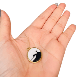 PINGENTE ESPECIAL RIO - ENSEADA, CORCOVADO E PÃO DE AÇÚCAR - 30MM - UND