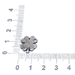 PINGENTE EZ6866 - TREVO - 14MM X 14,5MM C/4