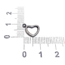 PINGENTE EZ7340 - CORAÇÃO - 11,9MM X 10,1MM C/10