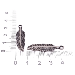 PINGENTE EZ8041 - PENA - 9,4MM X 34,1MM C/6