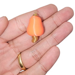 PINGENTE FRUTA - DOURADO - 30MM - UND