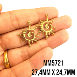 PINGENTE MM5721 - 27,4MM X 24,7MM - C/2