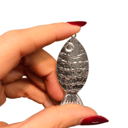 PINGENTE PEIXE 14077 - 46,5MM X 20,9MM - UND