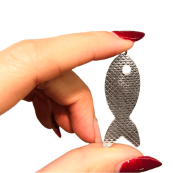 PINGENTE PEIXE 14081 - 42,4MM X 16MM - UND
