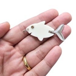 PINGENTE PEIXE ACMT 54MM X 25,6MM - UND