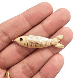 PINGENTE PEIXE GAROUPA ESMALTADO - 48MM X 11,5MM - UND