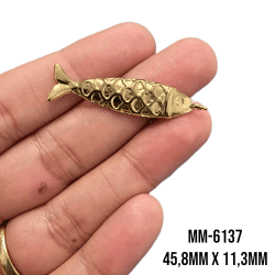 PINGENTE PEIXE - MM6137 - 45,8MM X 11,3MM - UND PINGENTE PEIXE - MM6137 - 45,8MM X 11,3MM - UND