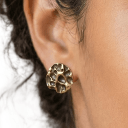 BRINCO REDONDO MM5062 - PEDRA - 18MM - PAR