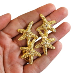 PINO DE BRINCO ESTRELAS - 13683- 55,3MM X 28MM - PAR