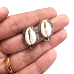 PINO DE BRINCO OVAL BUZIOS 1S - 24,2MM X 16,3MM - PAR 