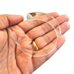 BRACELETE ACRILICO A101 - 63MM X 17MM X 2,6MM - UND