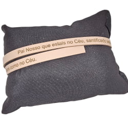 TIRA COURO PAI NOSSO - 34CM X 0,8CM - UND 