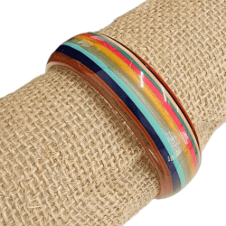 BRACELETE RESINA REDONDO 20- UND  