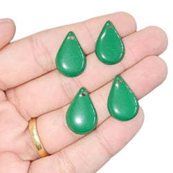 PINGENTE GOTA RESINA 22MM X 14MM - C/4