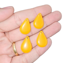 PINGENTE GOTA RESINA 22MM X 14MM - C/4